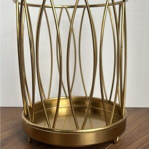 Threshold Gold Metal Wire Candle Holder